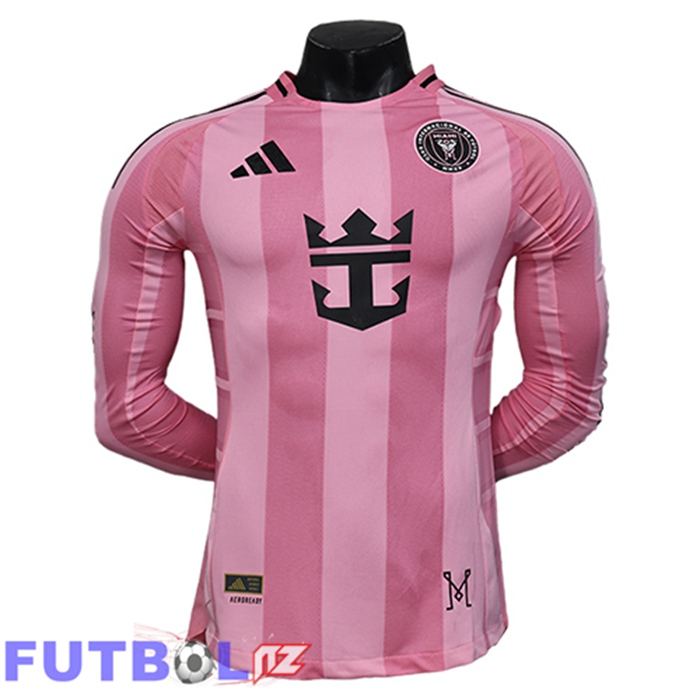 Camisetas De Futbol Inter Miami CF Manga Larga Primera 2025/2026