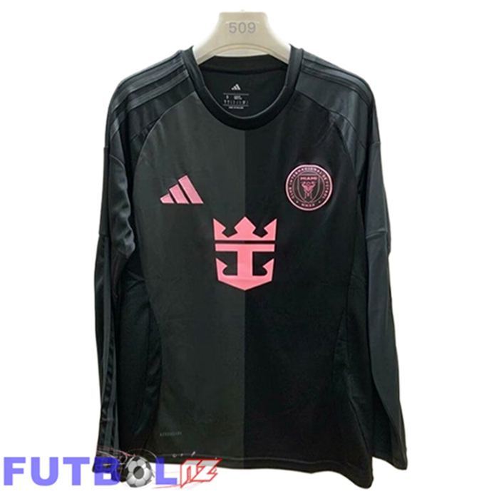 Camisetas De Futbol Inter Miami CF Manga Larga Segunda 2025/2026
