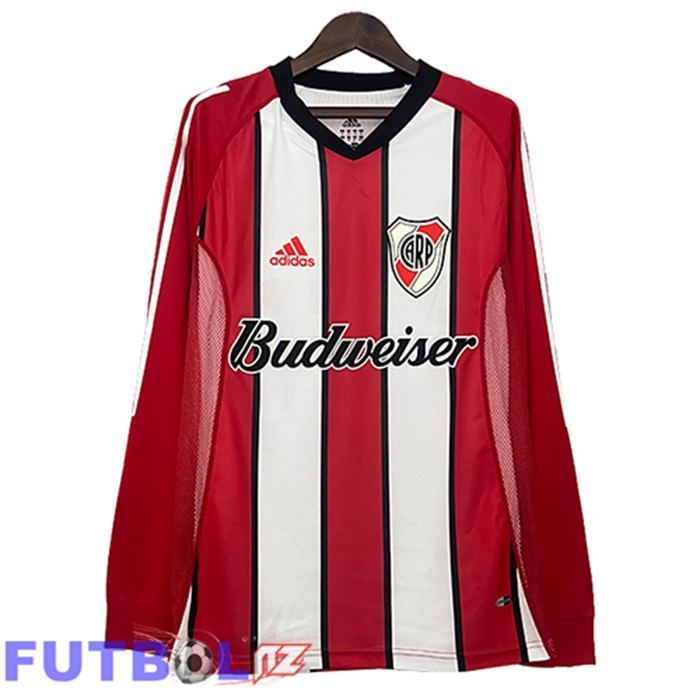 Camisetas De Futbol River Plate Retro Manga Larga Segunda 2003/2004
