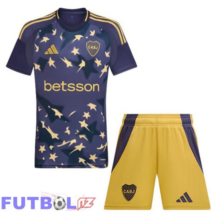 Camisetas De Futbol Boca Juniors Ninos Tercera Azul 2025/2026