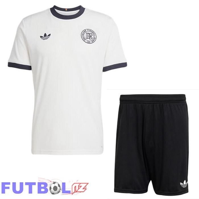 Camiseta Nacional Alemania Ninos Edición 125 Aniversario Blanco 2025/2026