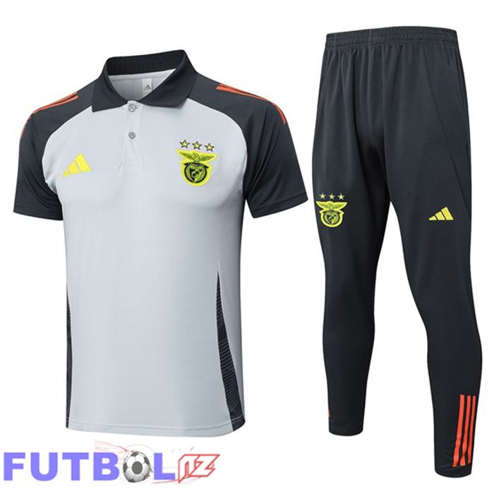 Camiseta Polo S.L Benfica + Pantalones Gris 2025/2026