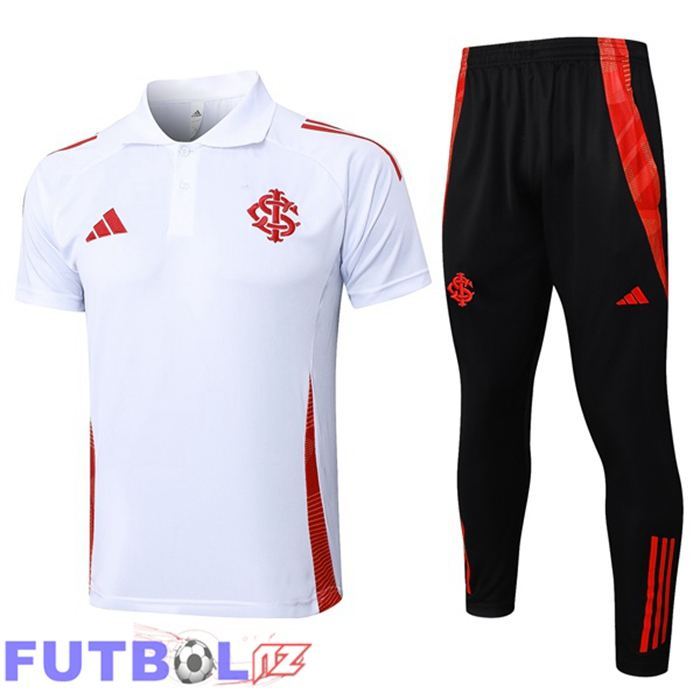 Camiseta Polo SC Internacional + Pantalones Blanco 2025/2026