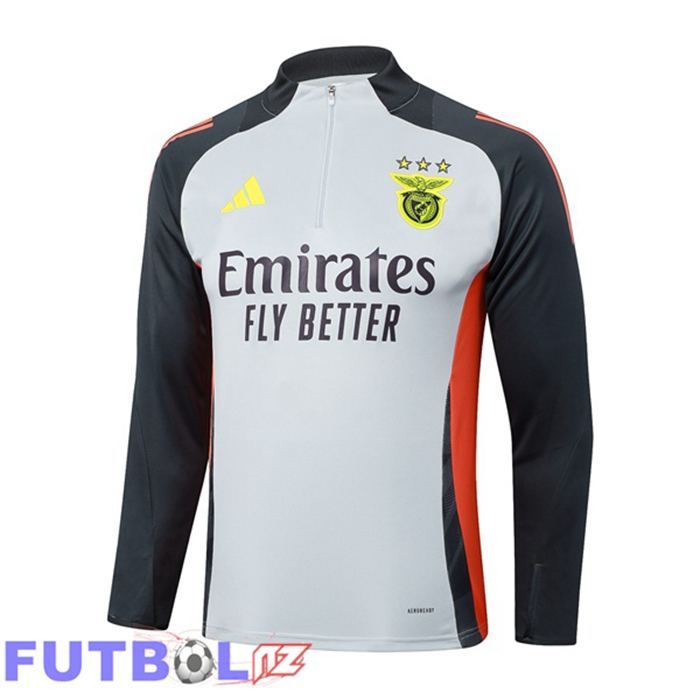 Sudadera De Entrenamiento S.L Benfica Gris 2025/2026