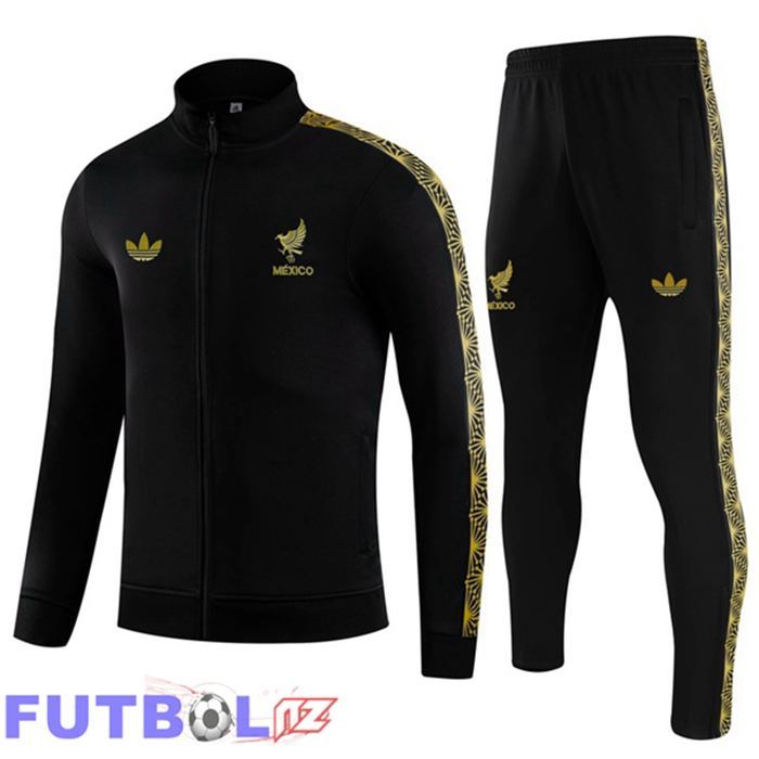 Chandal Equipos De Futbol - Chaqueta México Negro 2025/2026