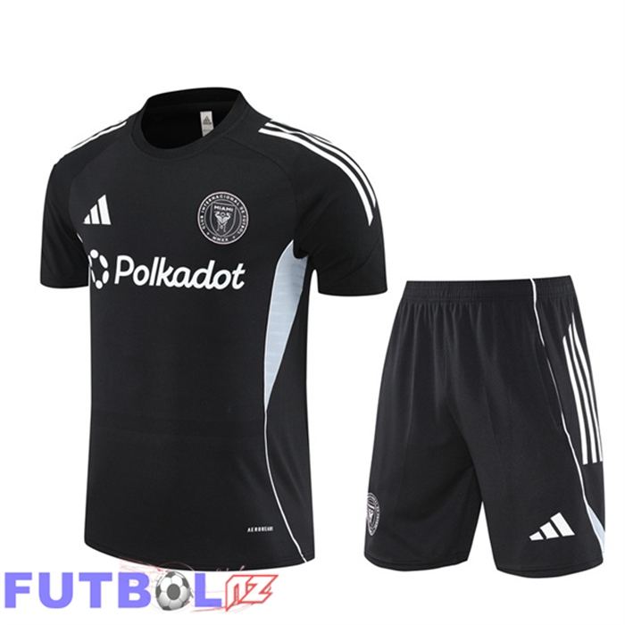 Camiseta Entrenamiento Inter Miami CF + Cortos Negro 2025/2026
