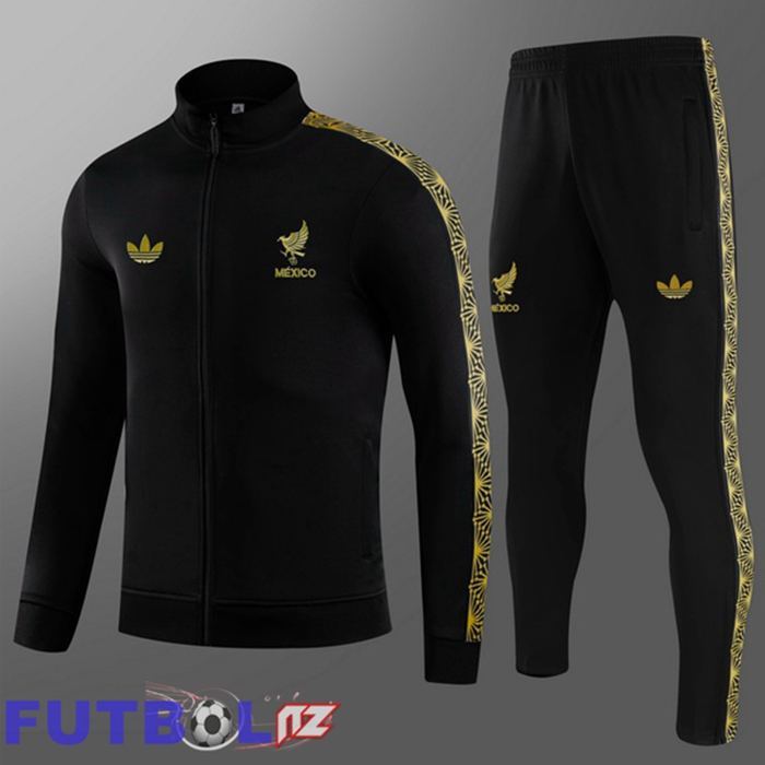 Chandal Equipos De Futbol - Chaqueta México Ninos Negro 2025/2026