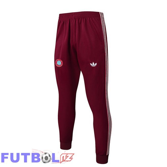 Pantalon Entrenamiento Bayern Munich Rojo 2025/2026