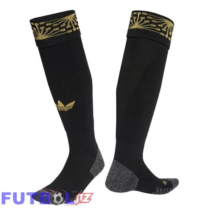 Calcetines De Futbol México Negro Amarillo 2025/2026