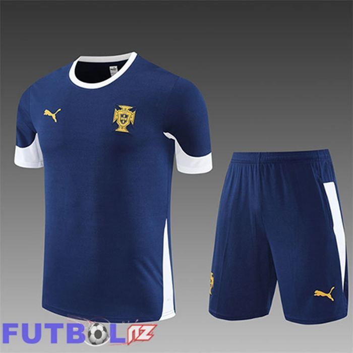Camiseta Entrenamiento Portugal Ninos Azul Real 2025/2026