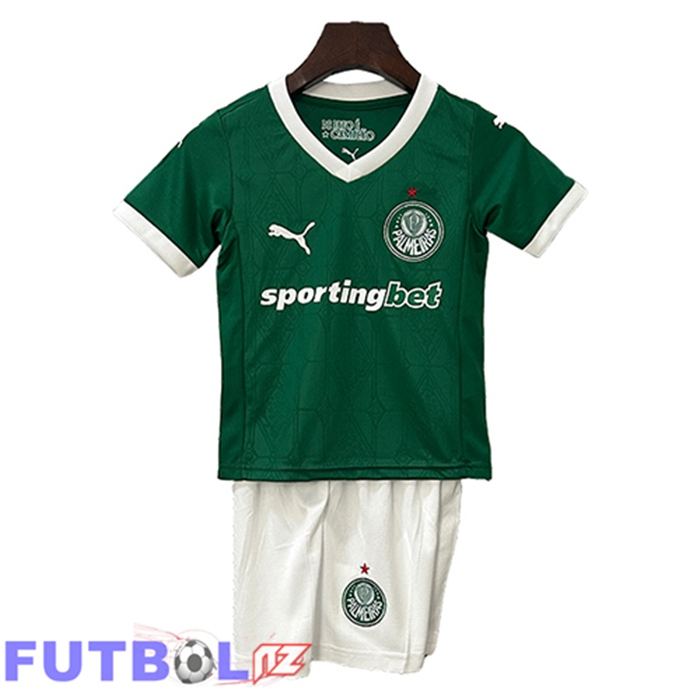 Camisetas De Futbol Palmeiras Ninos Primera 2025/2026