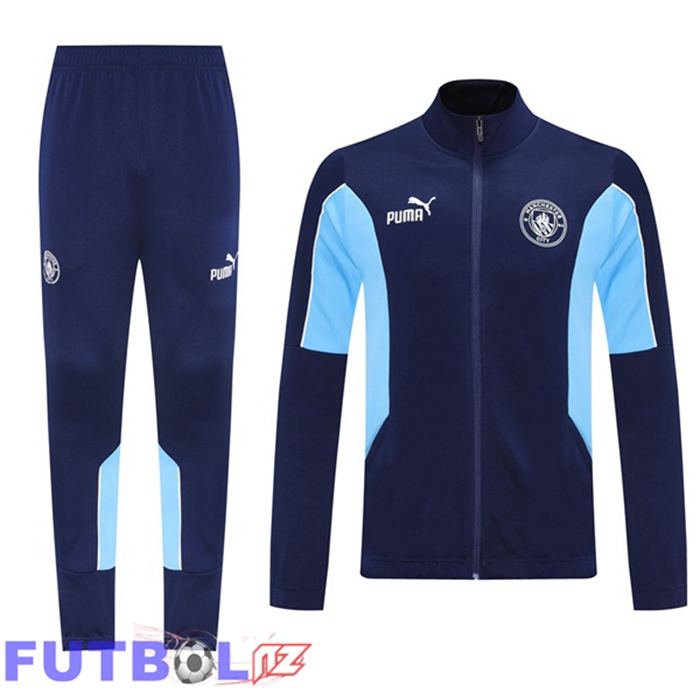 Chandal Equipos De Futbol - Chaqueta Manchester City Azul Real 2025/2026