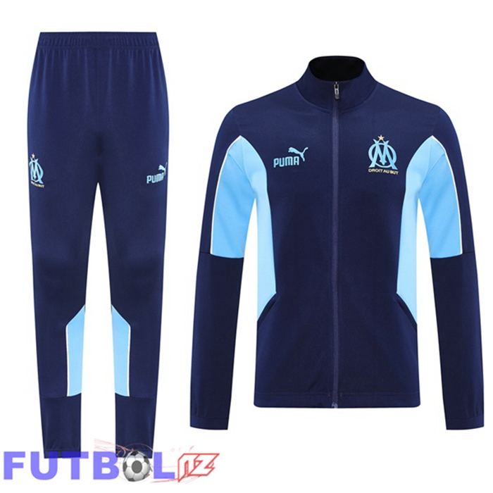 Chandal Equipos De Futbol - Chaqueta Marsella OM Azul Real 2025/2026