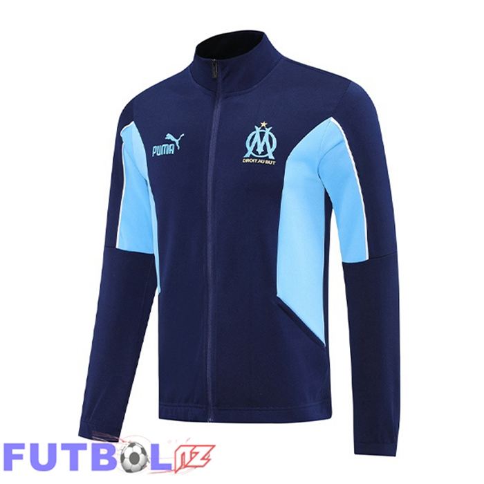 Chaquetas Futbol Marsella OM Azul Real 2025/2026
