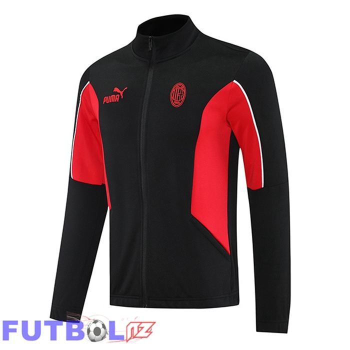 Chaquetas Futbol AC Milan Negro 2025/2026