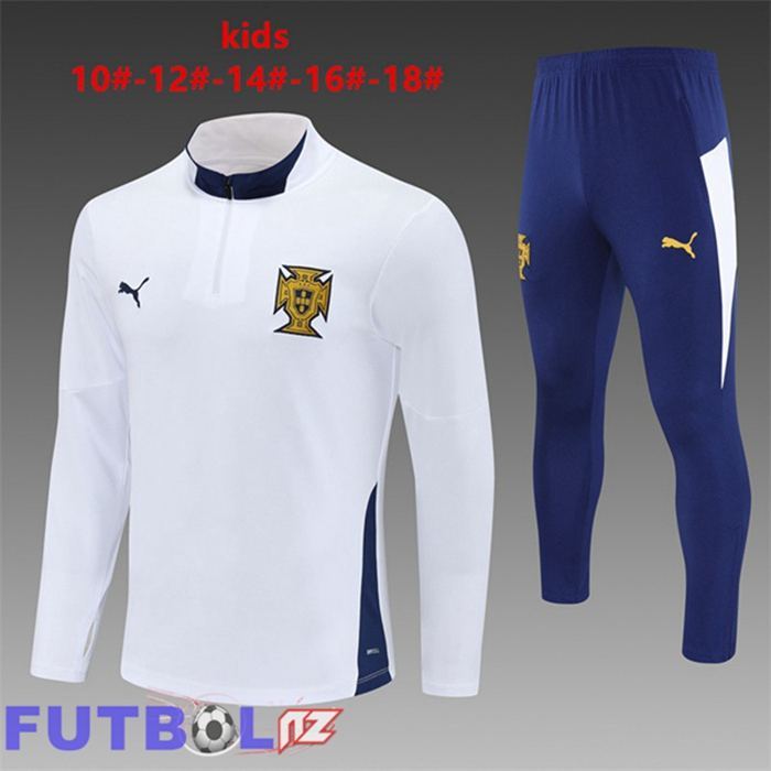 Chandal Equipos De Futbol Portugal Ninos Blanco 2025/2026