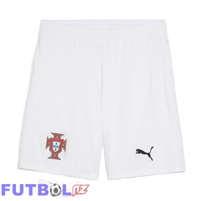 Cortos de Futbol Portugal Segunda Blanco 2025/2026 Cortos de Futbol Portugal Segunda Blanco 2025/2026