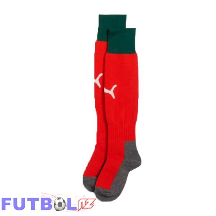 Calcetines De Futbol Portugal Primera Rojo 2025/2026