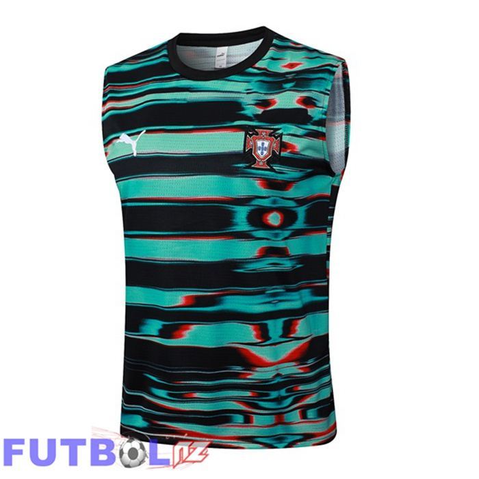Chalecos De Futbol Portugal Negro Verde 2025/2026