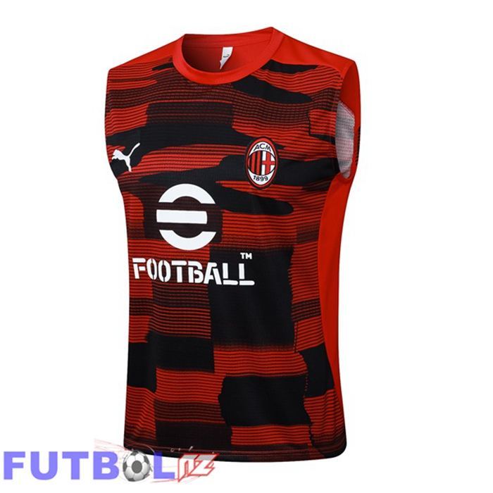 Chalecos De Futbol AC Milan Rojo 2025/2026