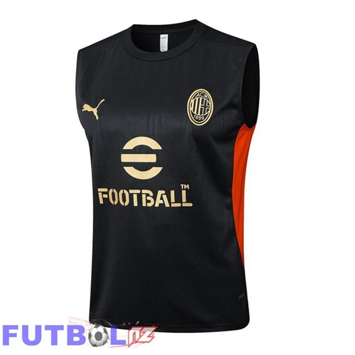 Chalecos De Futbol AC Milan Negro 2025/2026