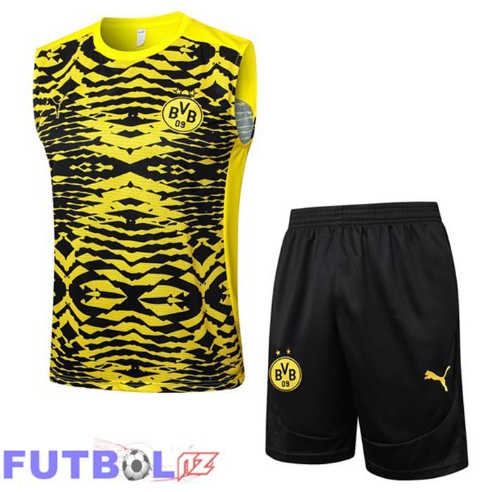 Chalecos De Futbol Dortmund BVB + Cortos Amarillo Negro 2025/2026
