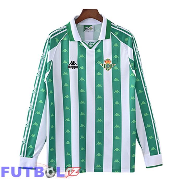 Camisetas De Futbol Real Betis Retro Primera Manga Larga 1991/1993