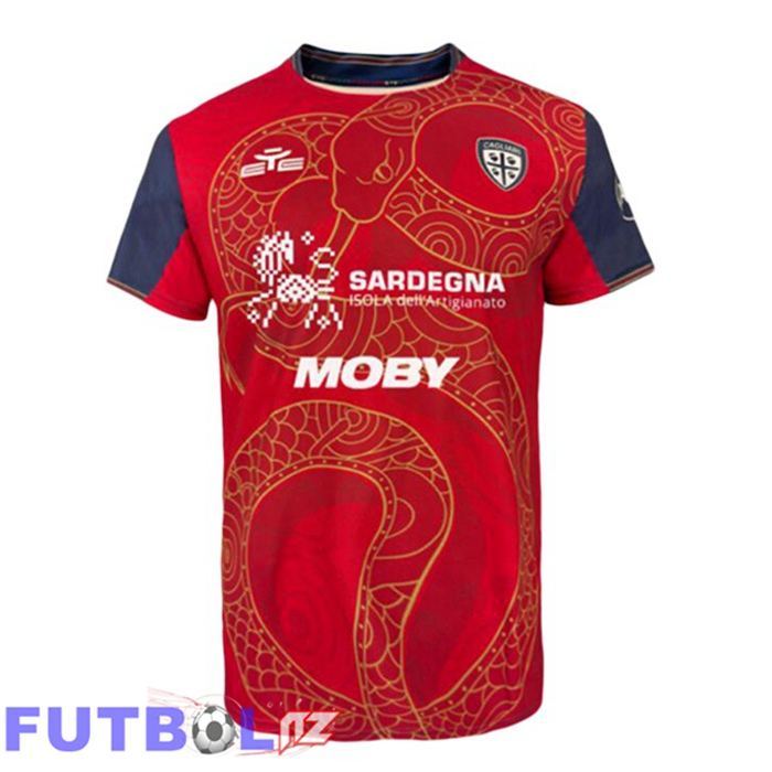 Camisetas De Futbol Cagliari Calcio Edición Especial Rojo 2024/2025