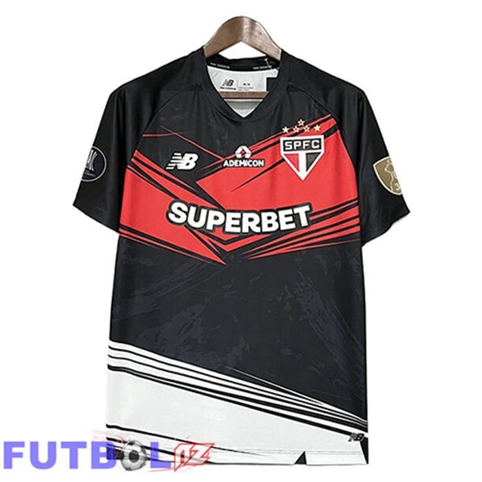 Camisetas De Futbol Sao Paulo Portero Rojo/Negro 2025/2026