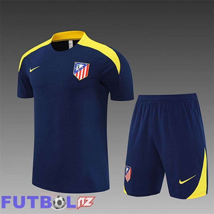 Camiseta Entrenamiento Atletico Madrid Ninos Azul/Amarillo 2025/2026