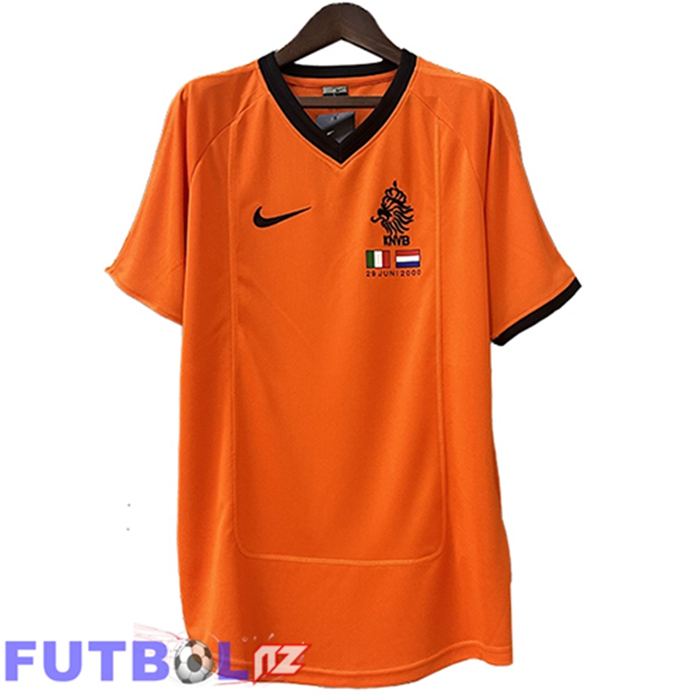 Camisetas De Futbol Países Bajos Retro Primera 2000