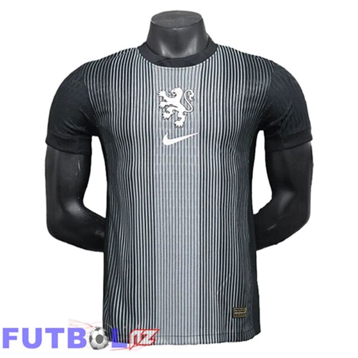 Camiseta Nacional Países Bajos Portero Negro 2025/2026