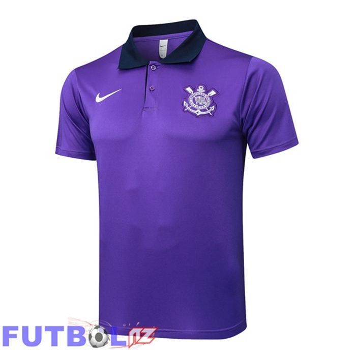 Camiseta Polo Corinthians Púrpura 2025/2026 Camiseta Polo Corinthians Púrpura 2025/2026