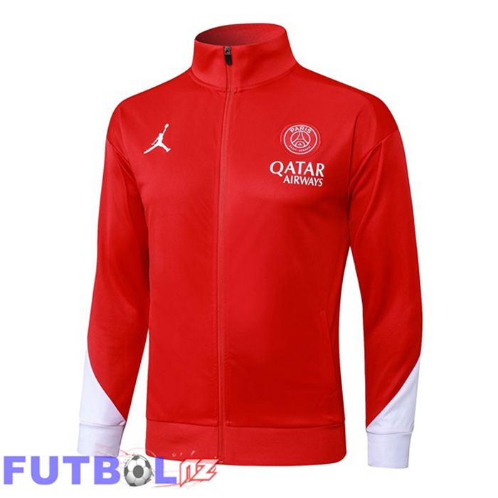 Chaquetas Futbol Jordan Paris PSG Rojo 2025/2026
