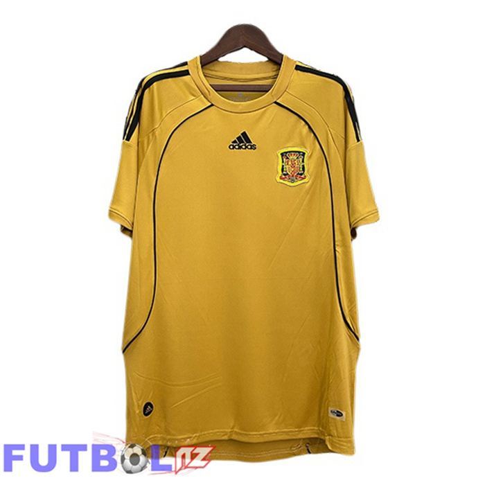Camisetas De Futbol España Retro Tercera Amarillo 2008
