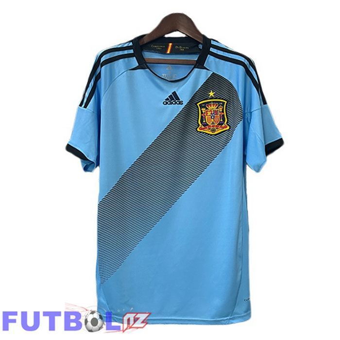 Camisetas De Futbol España Retro Segunda Azul 2012