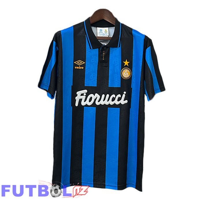 Camisetas De Futbol Inter Milan Retro Primera Azul 1992-1994