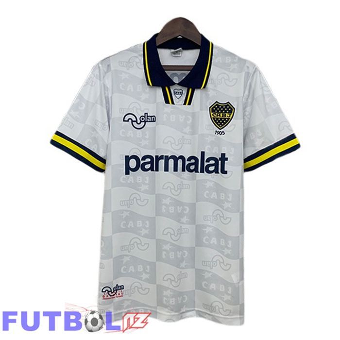 Camisetas De Futbol Boca Juniors Retro Segunda Blanco 1995-1996