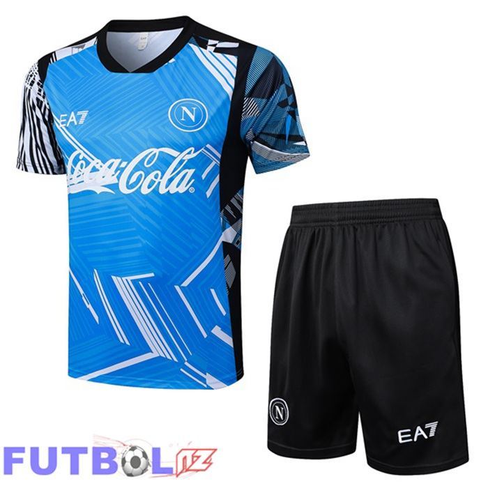 Camiseta Entrenamiento SSC Napoli + Cortos Azul 2025/2026