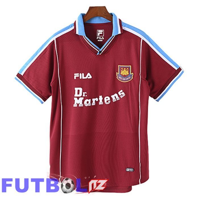 Camisetas De Futbol West Ham Retro Primera 1999/2001 Camisetas De Futbol West Ham Retro Primera 1999/2001