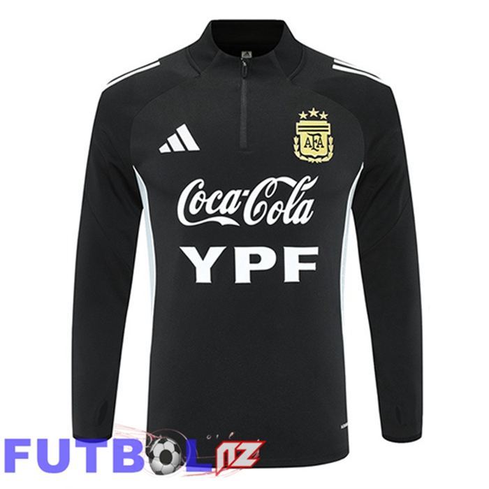 Sudadera De Entrenamiento Argentina Negro 2025/2026