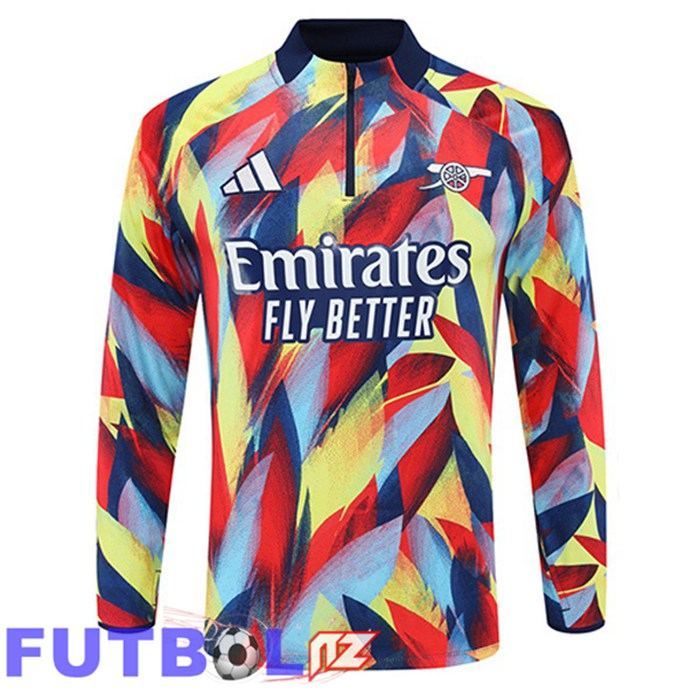 Sudadera De Entrenamiento Arsenal Amarillo Rojo 2025/2026