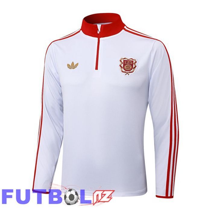 Sudadera De Entrenamiento Bayern Munich Blanco 2025/2026