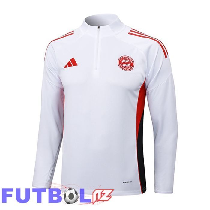 Sudadera De Entrenamiento Bayern Munich Blanco 2025/2026