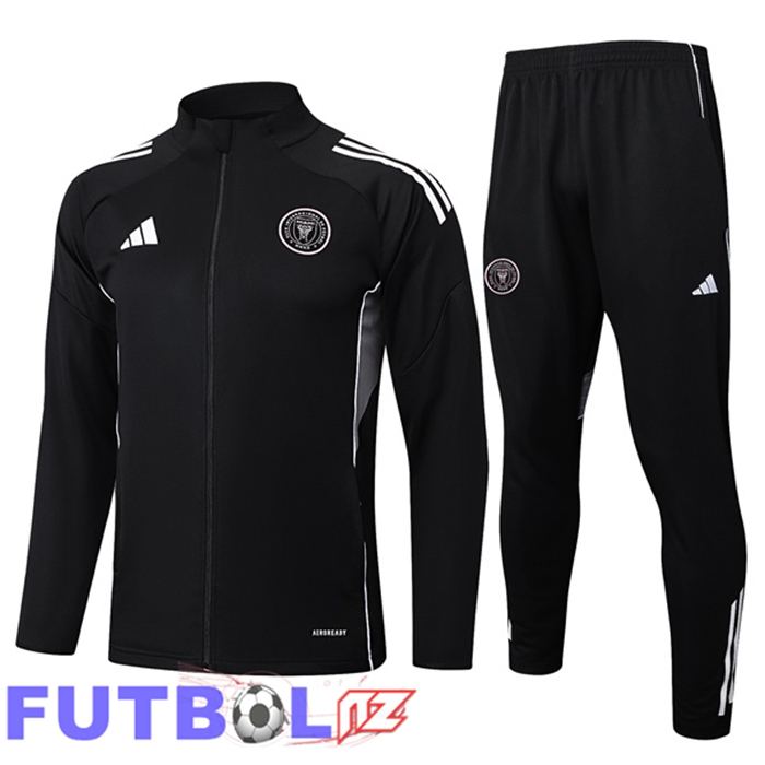 Chandal Equipos De Futbol - Chaqueta Inter Miami CF Negro 2025/2026