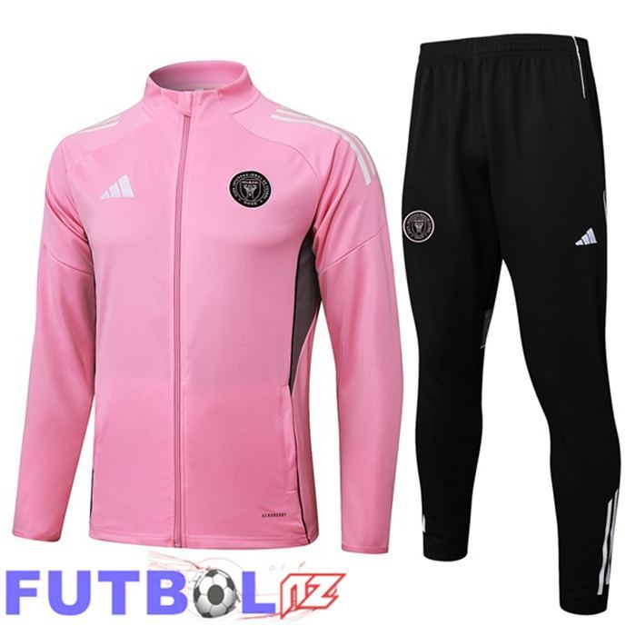 Chandal Equipos De Futbol - Chaqueta Inter Miami CF Rosado 2025/2026
