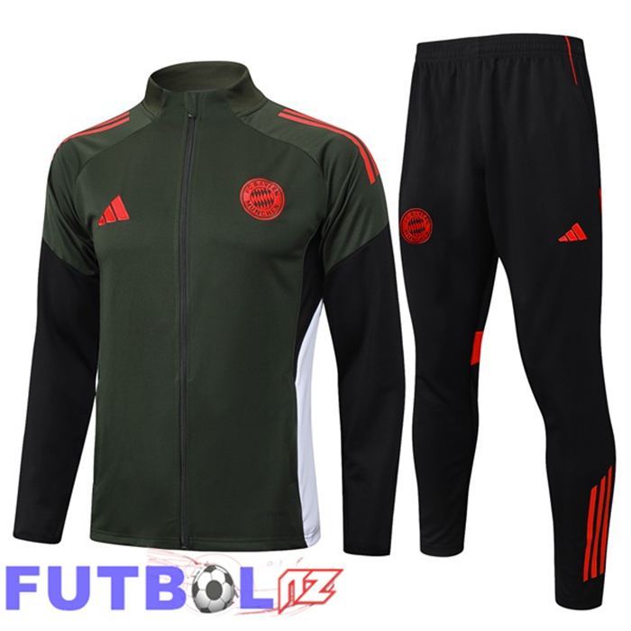 Chandal Equipos De Futbol - Chaqueta Bayern Munich Verde 2025/2026