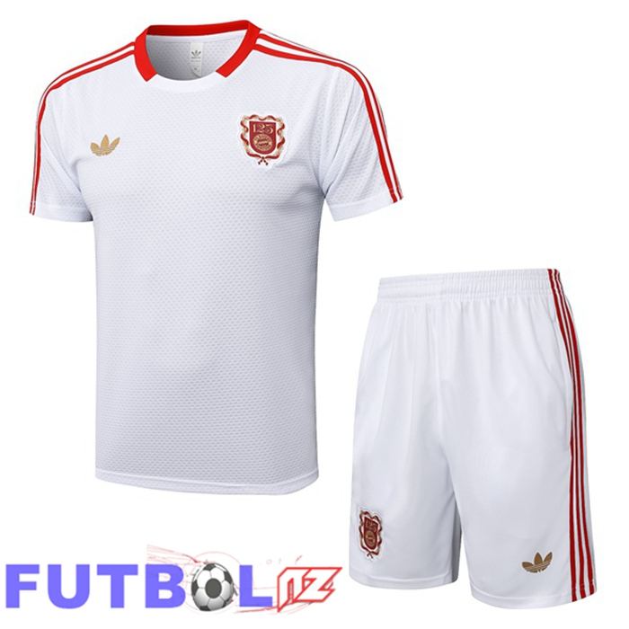 Camiseta Entrenamiento Bayern Munich + Cortos Blanco 2025/2026
