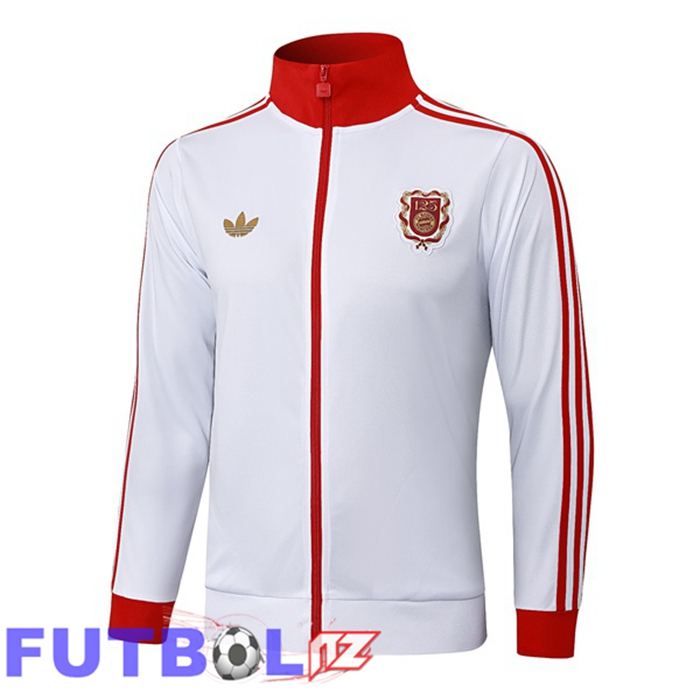 Chaquetas Futbol Bayern Munich Blanco 2025/2026