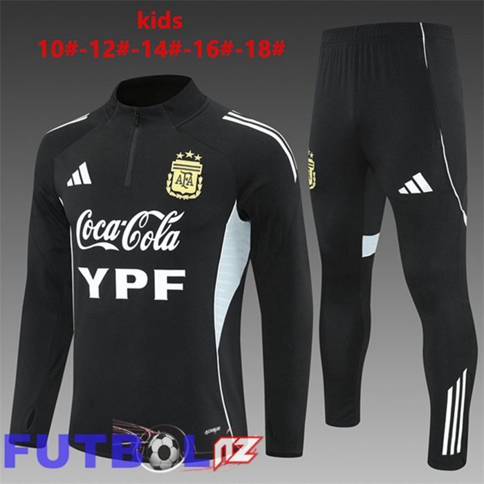 Chandal Equipos De Futbol Argentina Ninos Negro 2025/2026